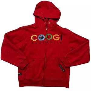 Rare Vintage Y2K Late 90s Coogi Australia Full Zip Hoodie Size Medium